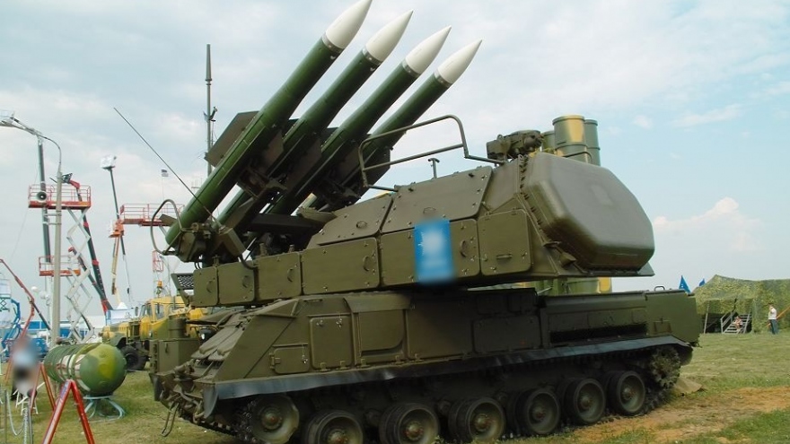 Ukraine sử dụng tên lửa Buk để đối phó máy bay Nga